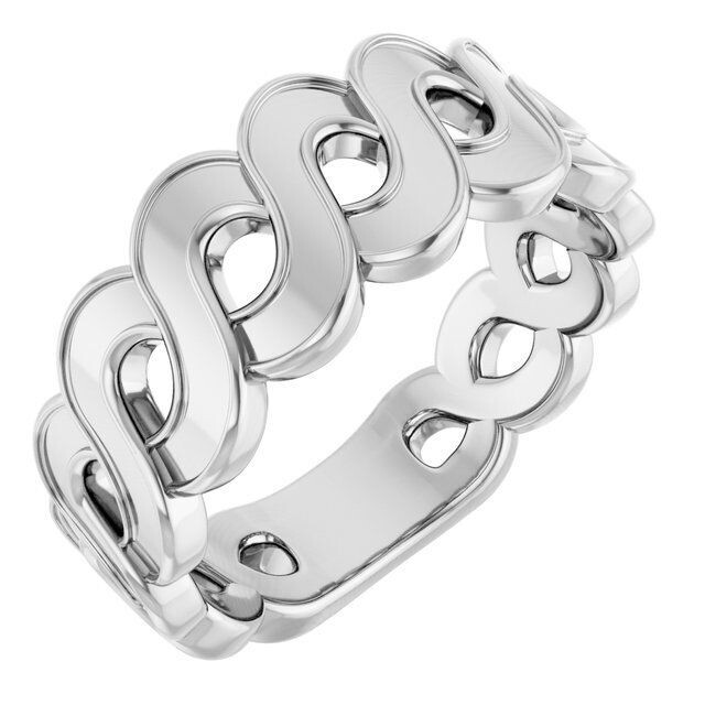 White Gold Fashion Ring X00410259