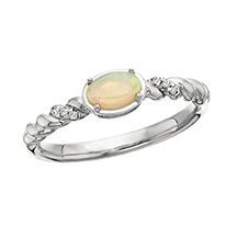 Opal & Diamond Ring BER200867