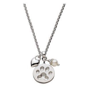 Sterling Paw Print Pendant KW06356230