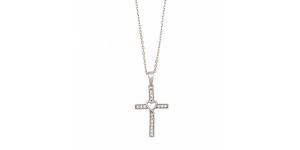 Sterling Cross Pendant SR0625794