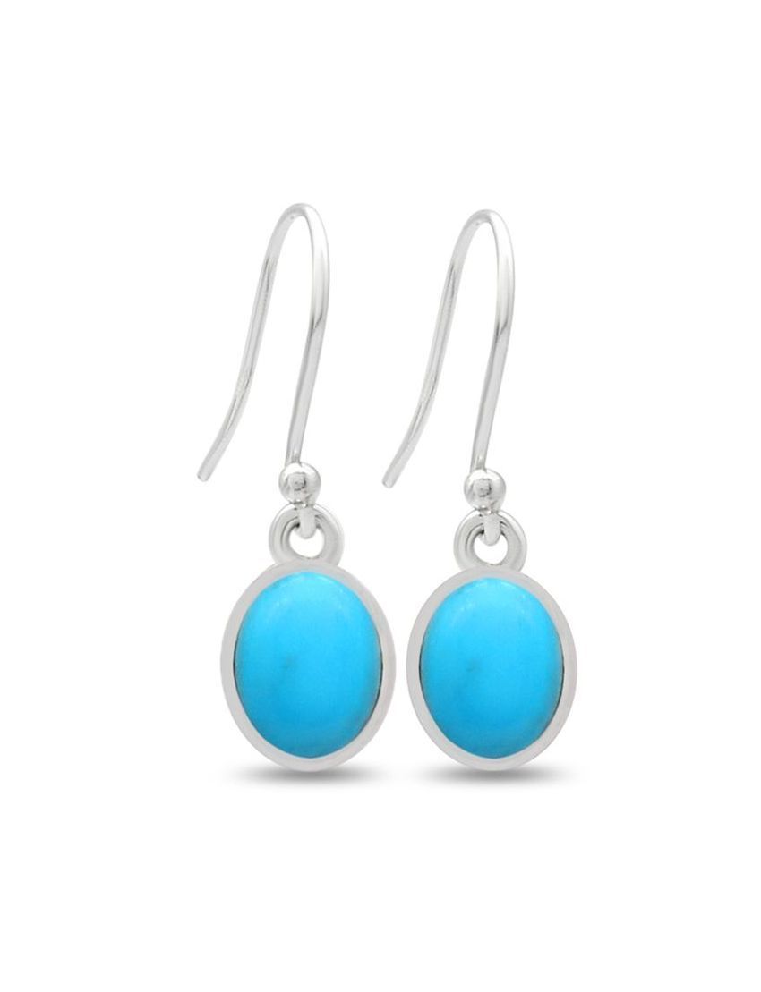 Sterling Turquoise Earrings SAN210427