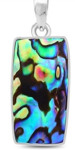 Sterling Abalone Pendant SAN230889