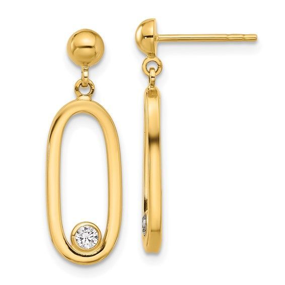 Gold Earrings Q004251031