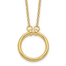 Yellow Circle Necklace Q006356272