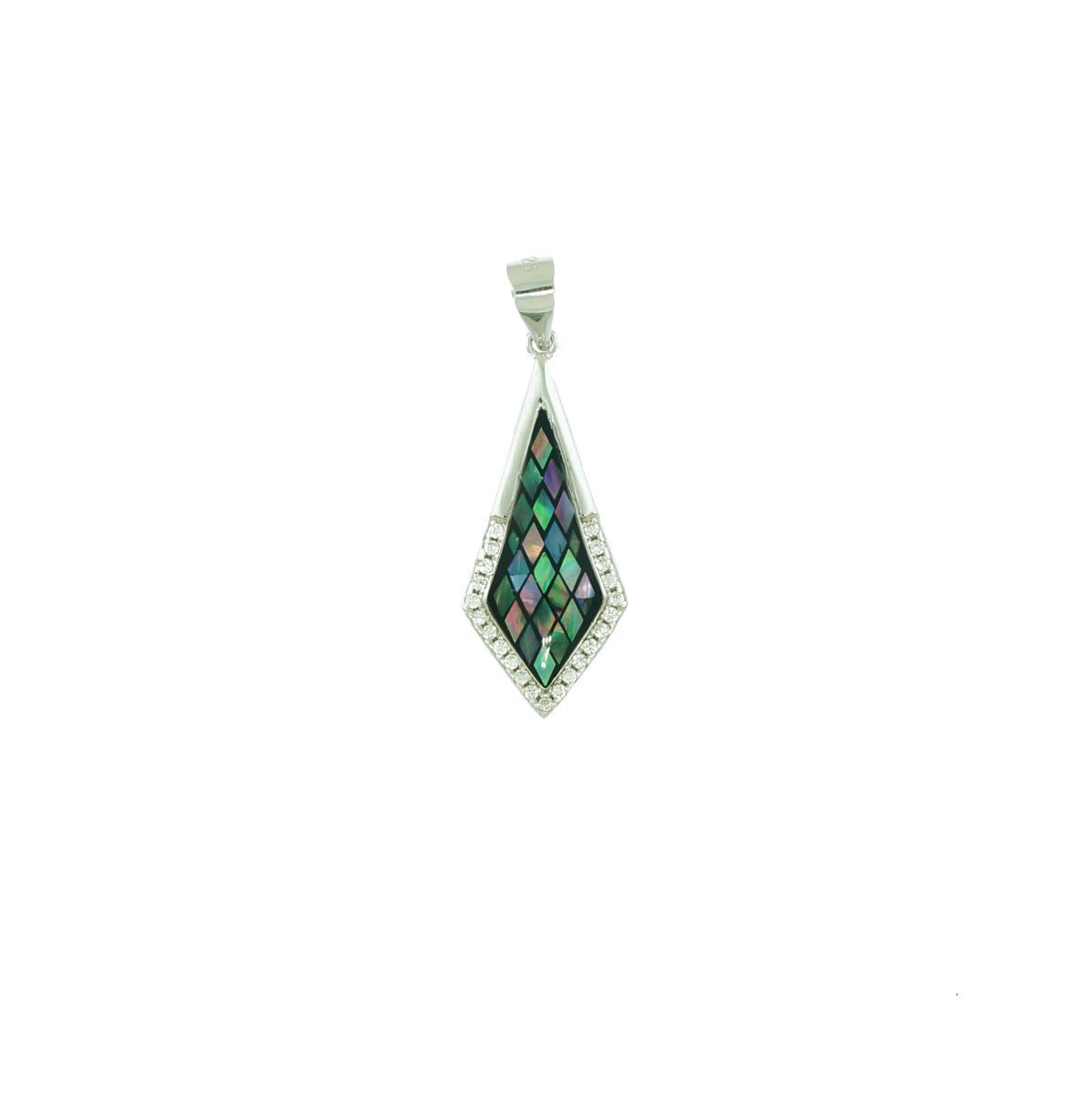Sterling Abalone Pendant EMV230953