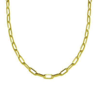 Yellow Paperclip Necklace SIL6004104