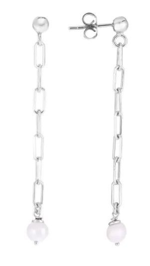 Sterling Pearl Earrings KK06453914