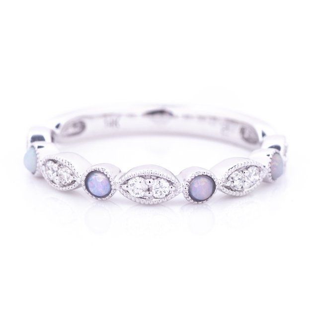 Opal & Diamond Ring AGI200877
