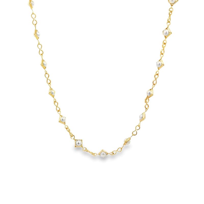 Yellow Pearl Necklace MIA325139