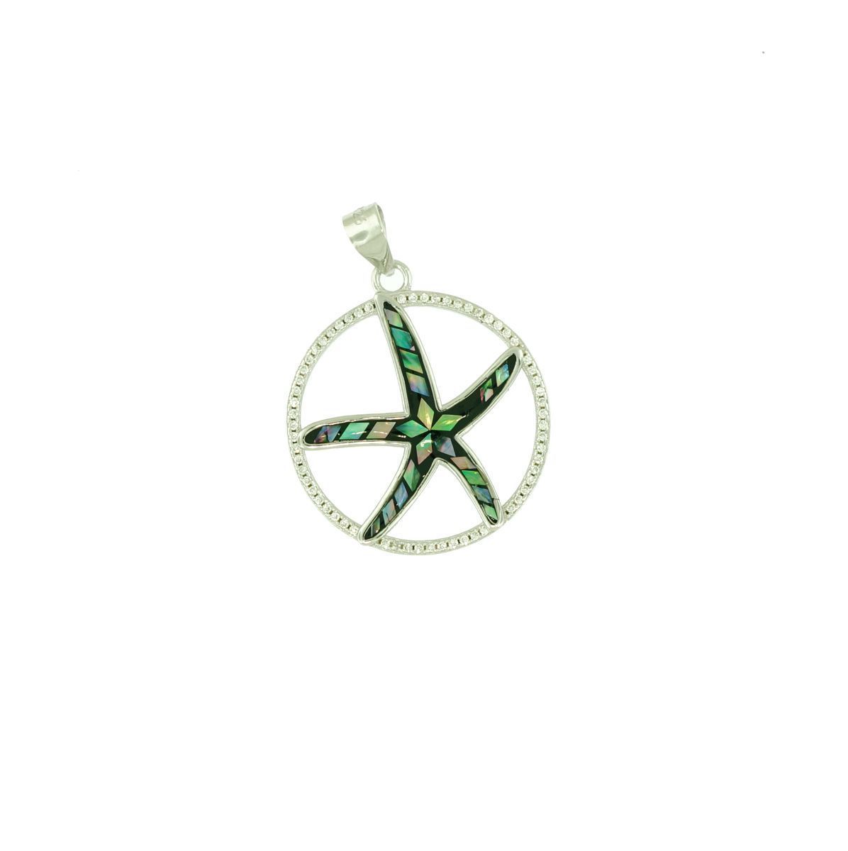 Sterling Abalone Pendant EMV230957