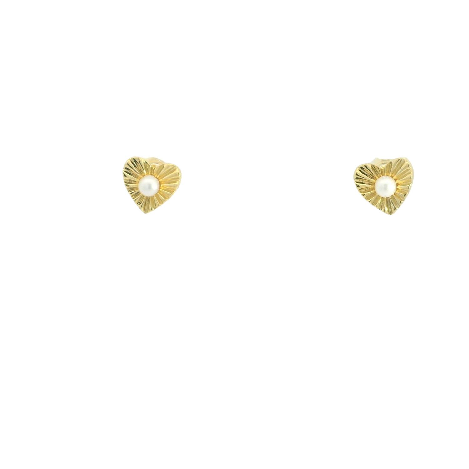 Yellow Pearl Earrings BER310304