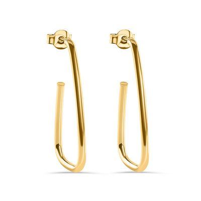 Yellow Hoop Earrings SIL6453927