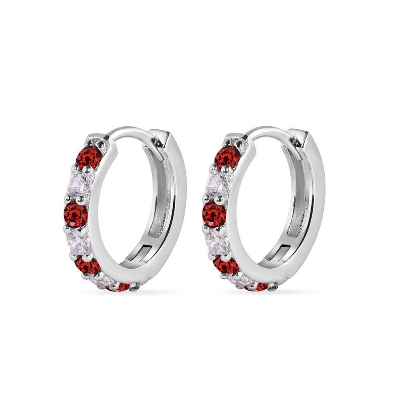 Sterling Hoop Earrings SIL6453932