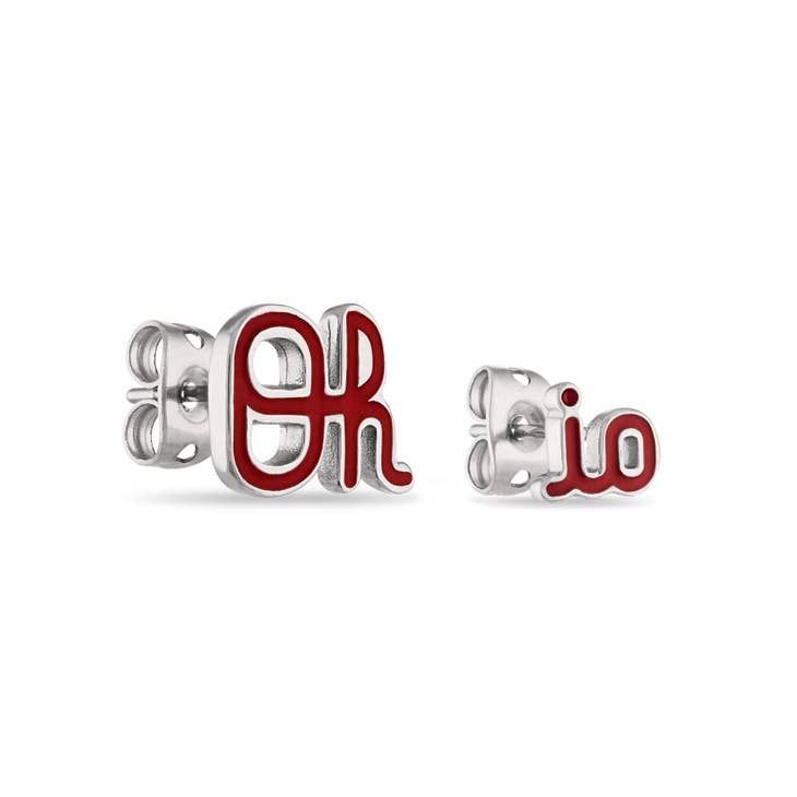 Stainless OSU Earrings STA804565