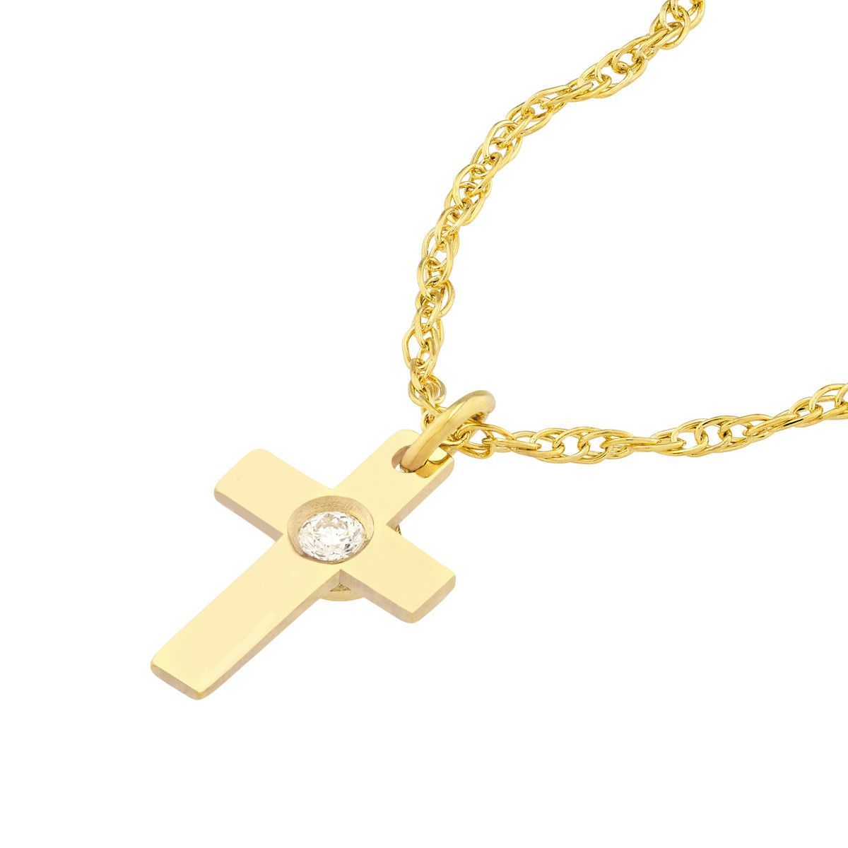 Diamond Cross Necklace MID435715