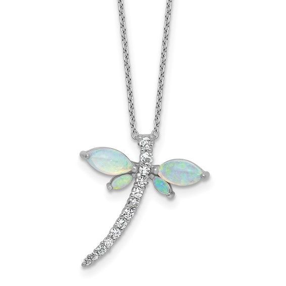 Sterling Dragonfly Pendant Q00230975