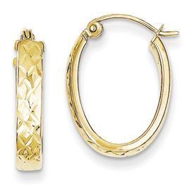 Gold Hoop Earrings Q004251047