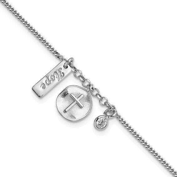 Sterling Cross Necklace Q00625809