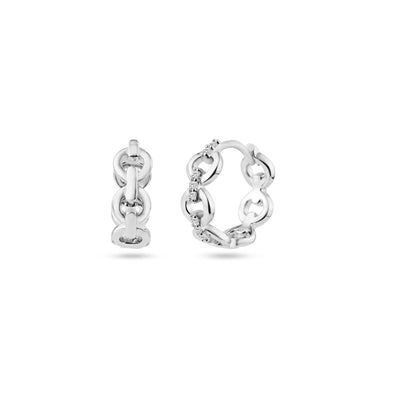 Sterling Hoop Earrings SIL6453990