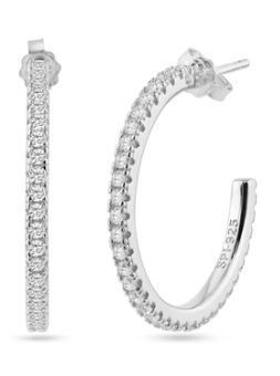 Sterling Hoop Earrings SIL6454004