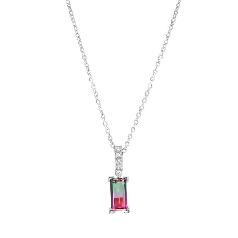 Sterling Tourmaline Pendant KW02301008