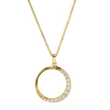Yellow Circle Pendant KW02301007