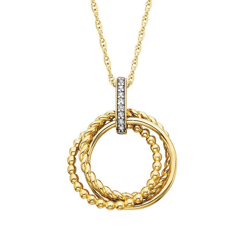 Yellow Circle Pendant BER6356502