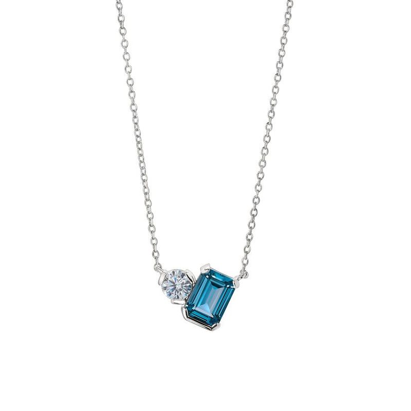 Sterling Topaz Necklace KW02301021