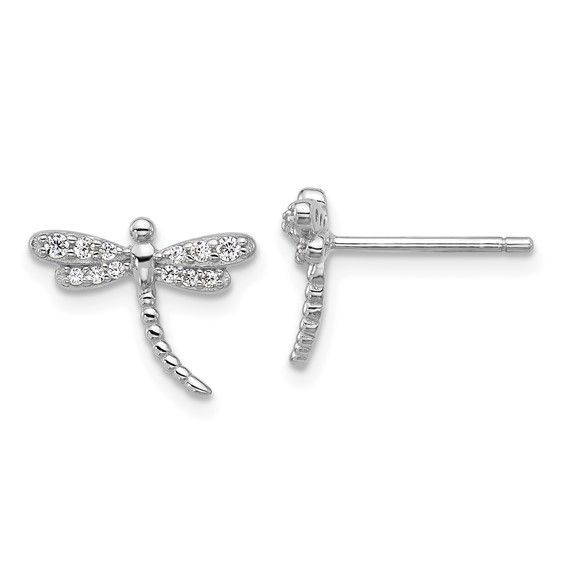 Sterling Dragonfly Earrings Q006454008