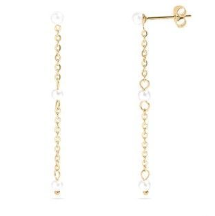 Yellow Pearl Earrings WJW804632