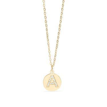 Stainless Initial Pendant WJW803481