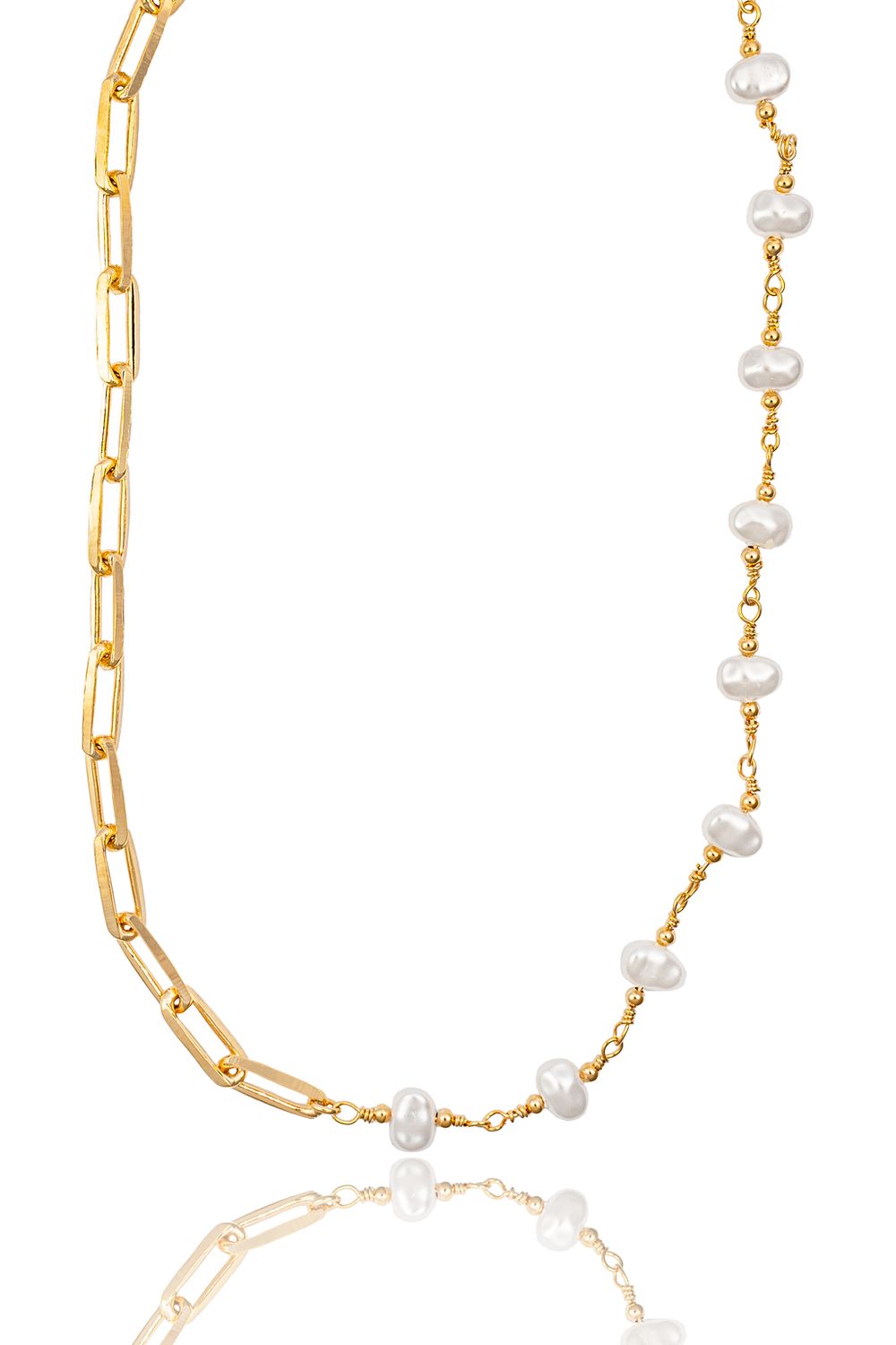 Yellow Pearl Necklace MIA325154
