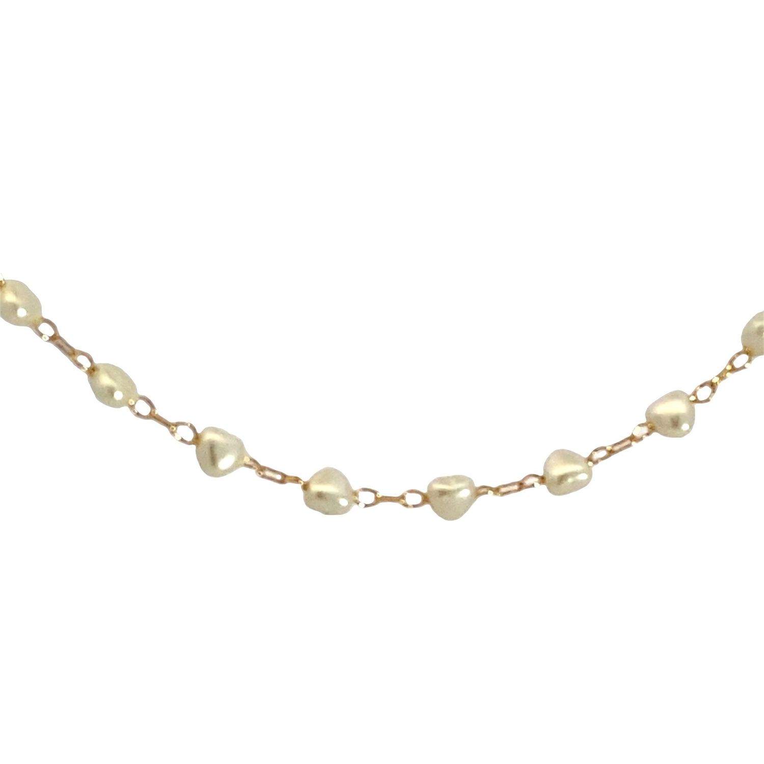 Yellow Pearl Necklace MIA325155