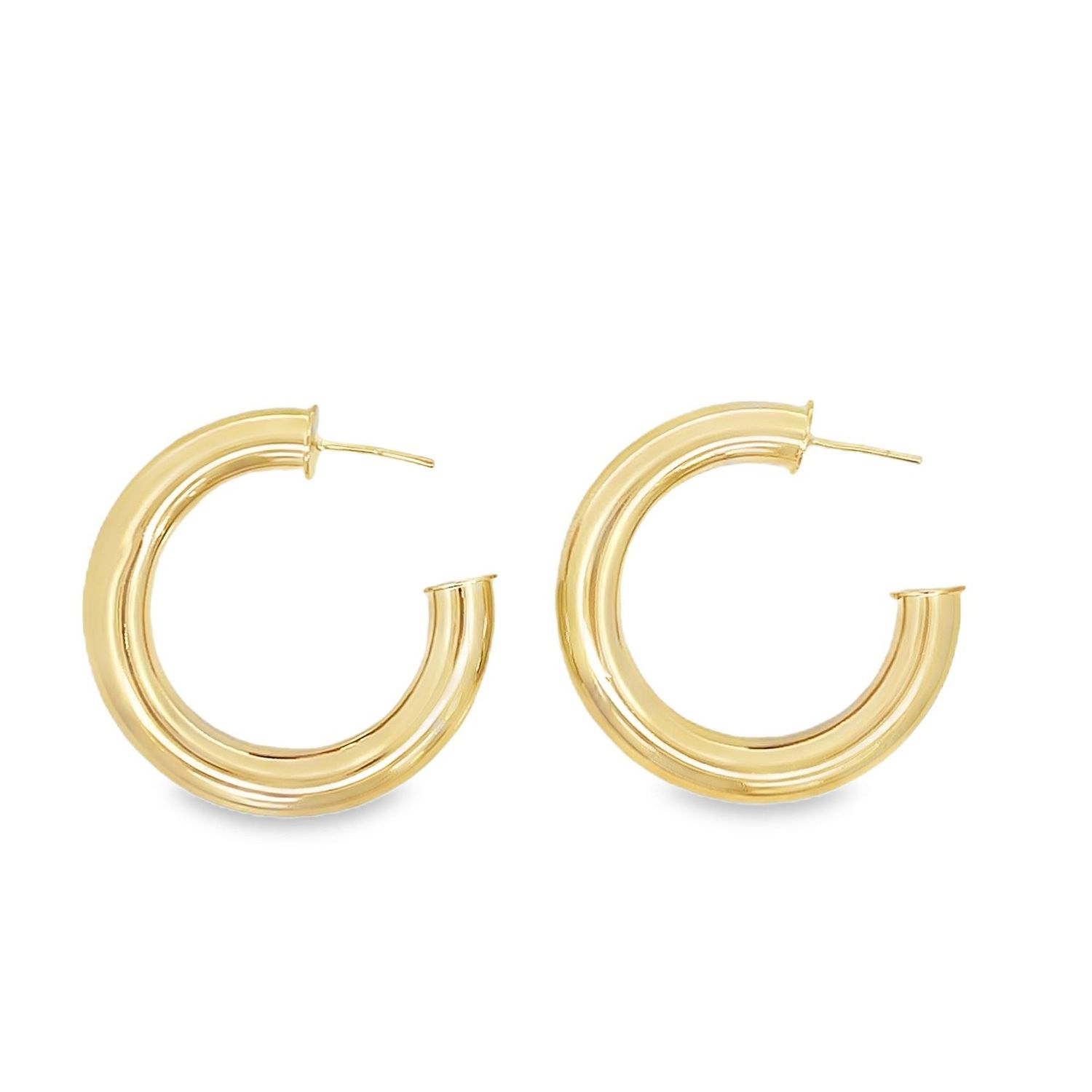Yellow Hoop Earrings MIA775960