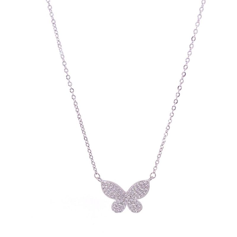Sterling Butterfly Necklace MIA6356557