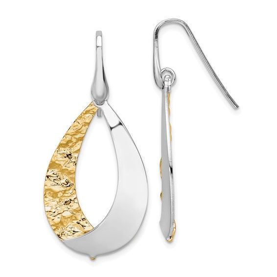 Two-Tone Earrings Q006454039