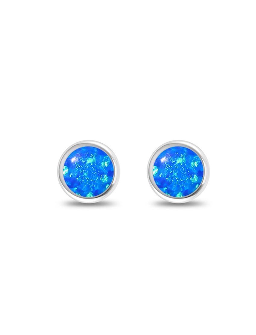 Sterling Opal Earrings SAN210484