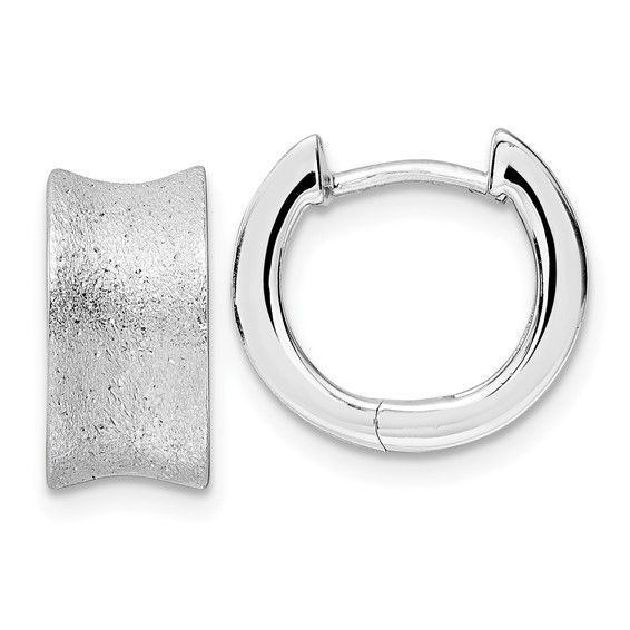 Sterling Hoop Earrings Q006454040