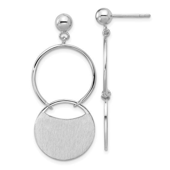 Sterling Dangle Earrings Q006454043
