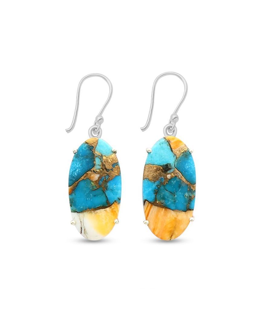 Sterling Turquoise Earrings SAN210502