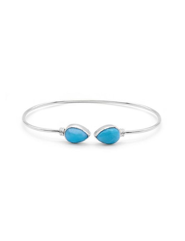 Sterling Larimar Bracelet SAN240107