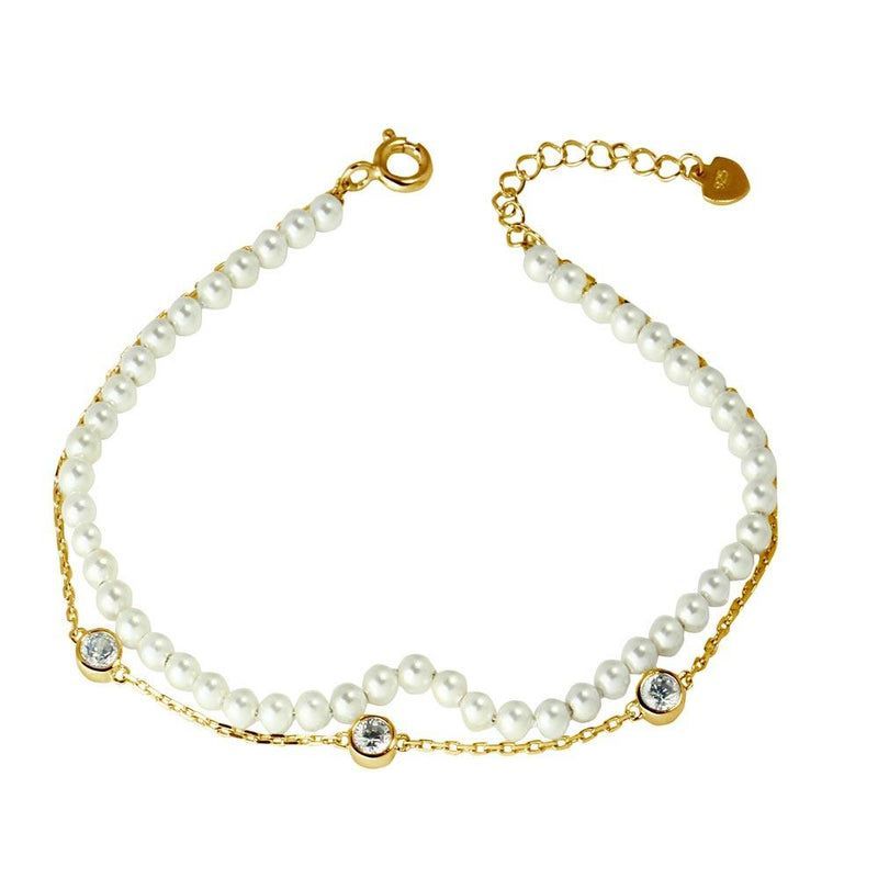 Yellow Pearl Bracelet SIL6356553