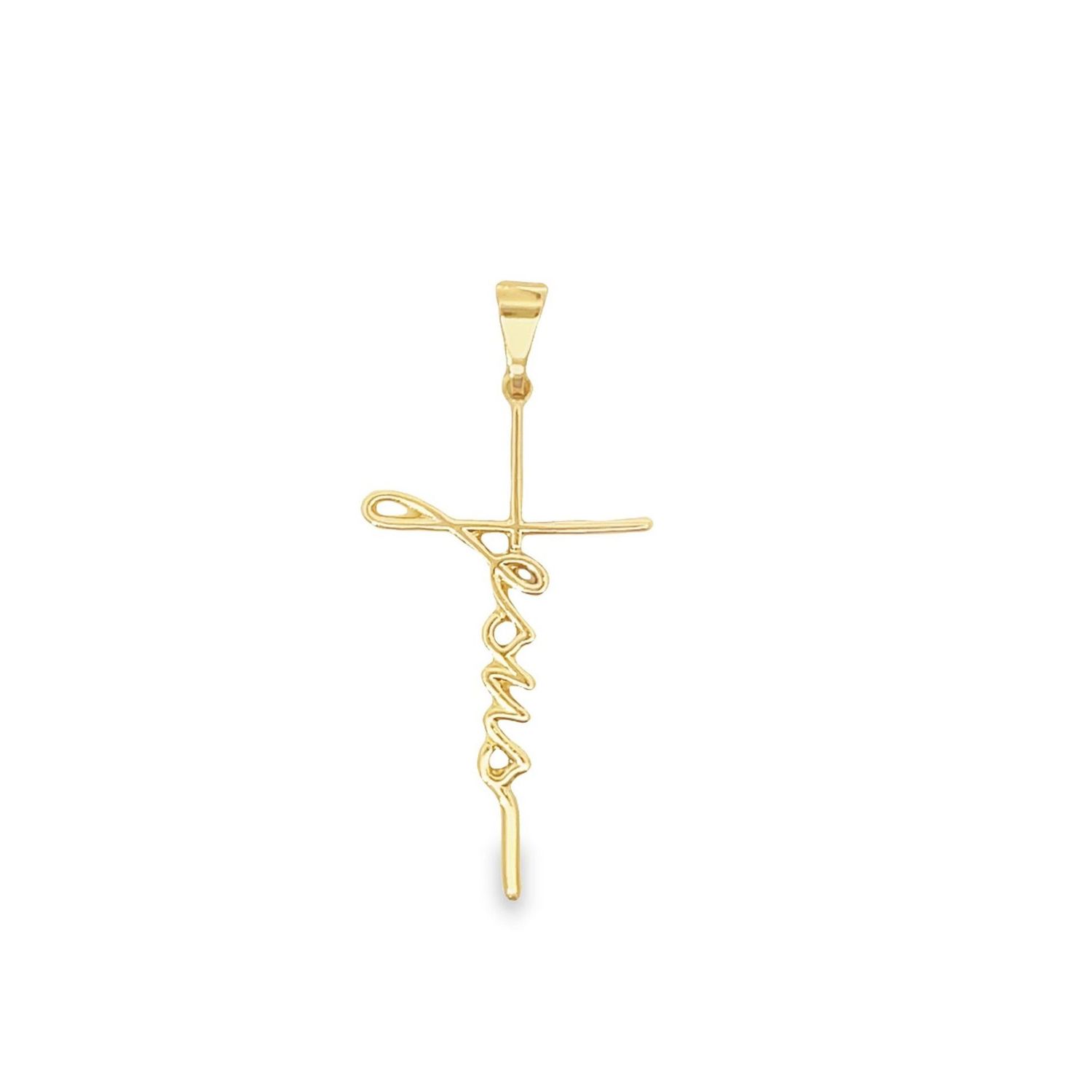 Yellow Cross Pendant MIA7721470