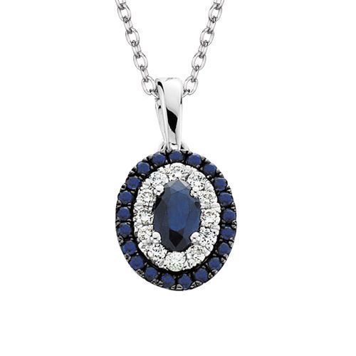Sapphire & Diamond Pendant BER2301079