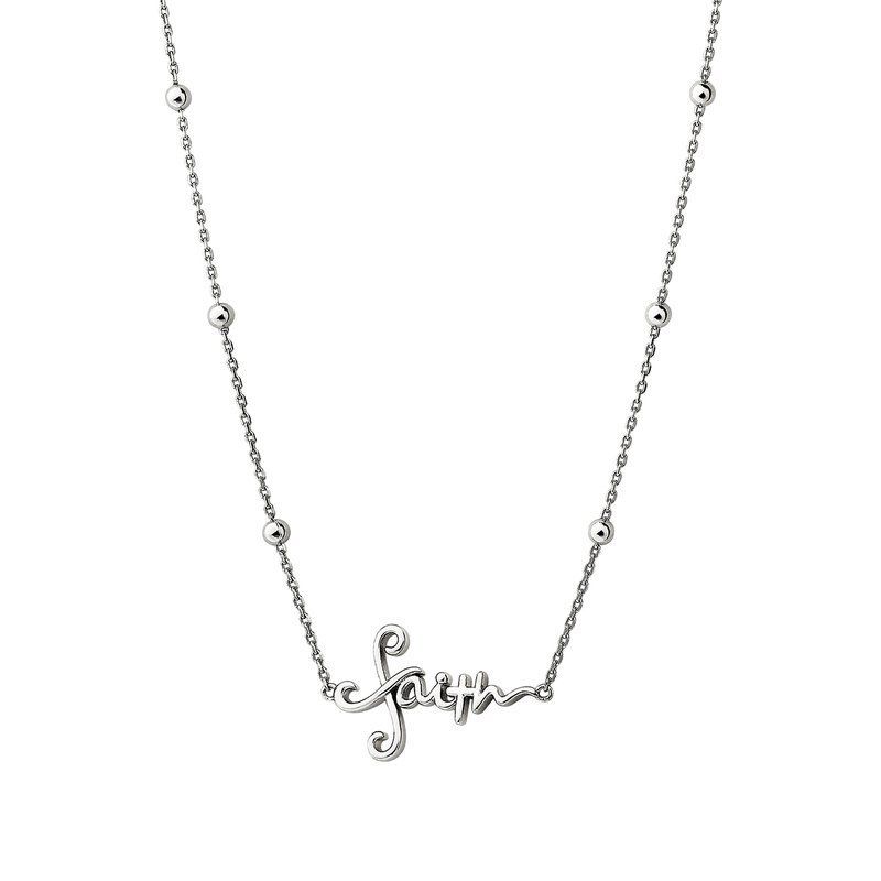 Sterling Faith Necklace BER6356610