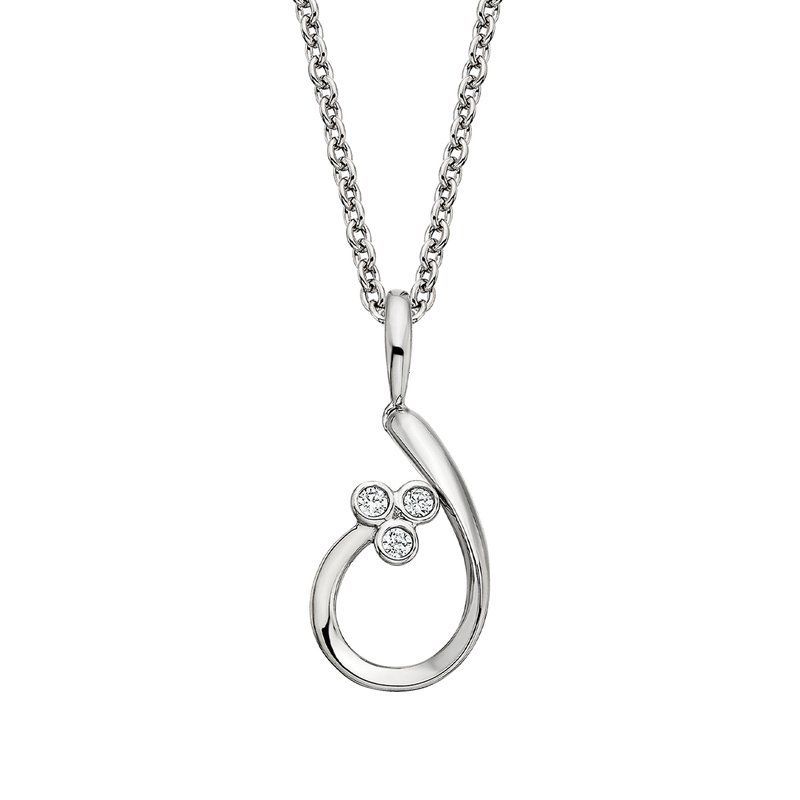 Sterling Diamond Pendant BER6356612
