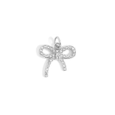 Stainless Steel Bow Pendant WJW803519