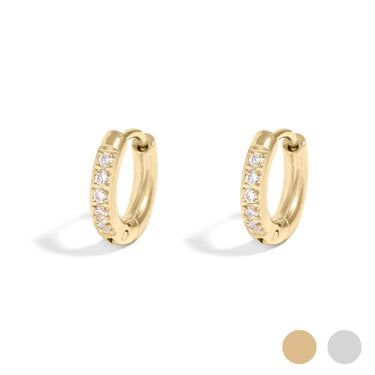 Stainless Hoop Earrings WJW804694