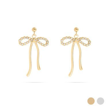 Stainless Bow Earrings WJW804706