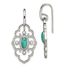 Stainless Turquoise Earrings Q00804718